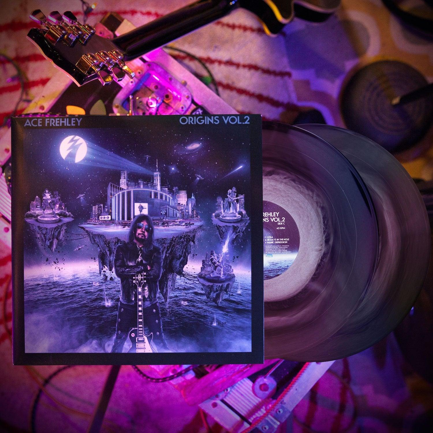 Ace Frehley - Origins Vol. 2 Silver Black Ice LP - Image 3