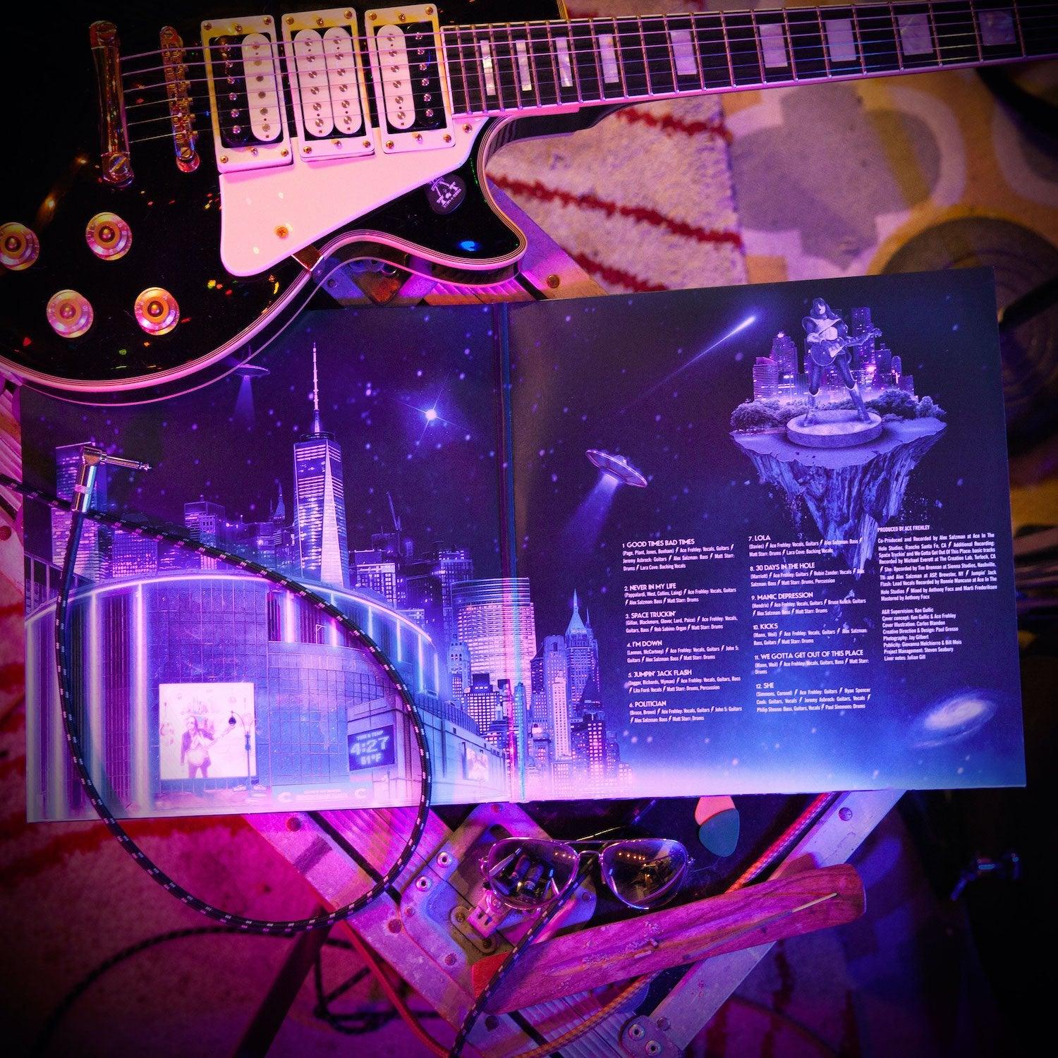 Ace Frehley - Origins Vol. 2 Silver Black Ice LP - Image 5