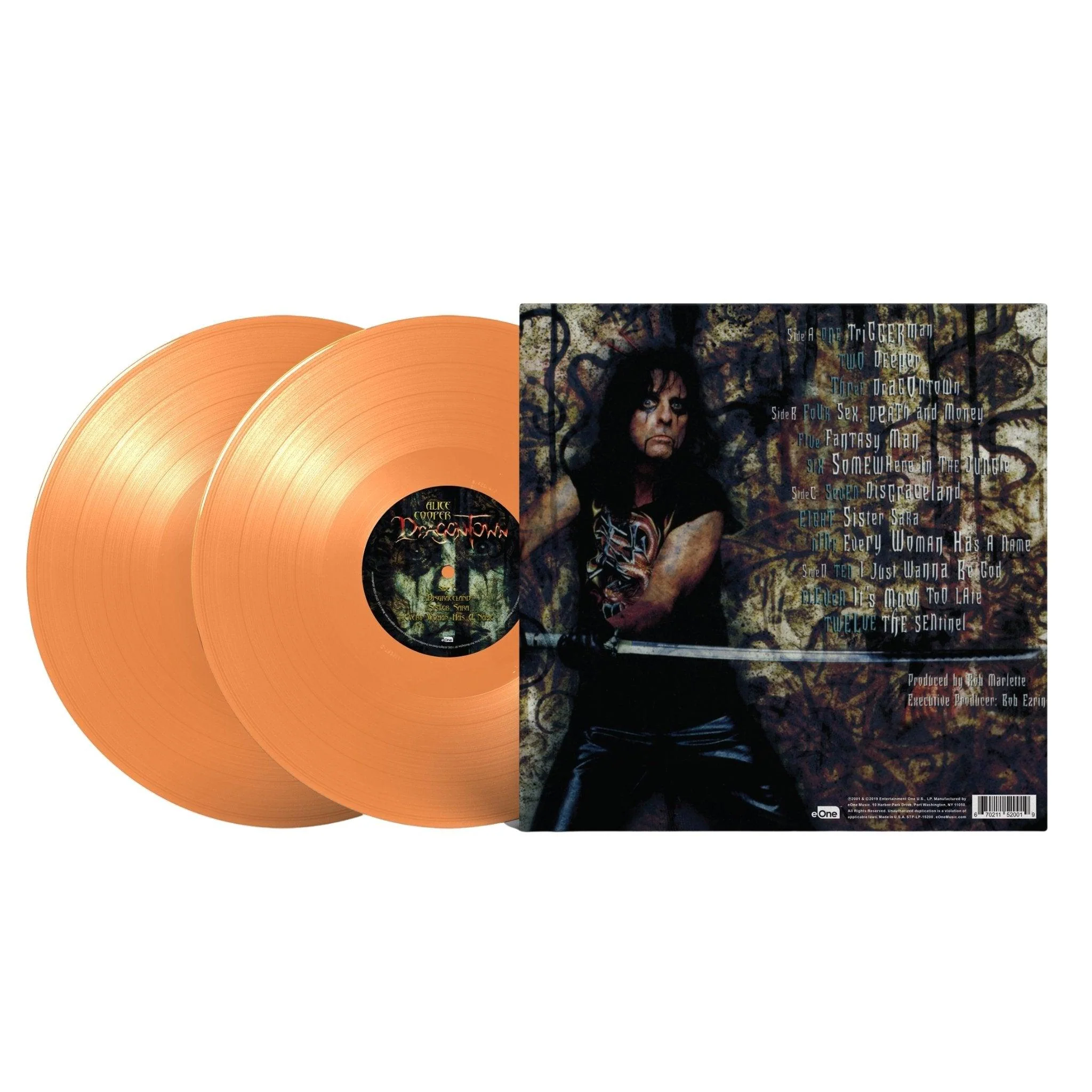 Alice Cooper - Dragontown Orange Double Vinyl LP - Image 2