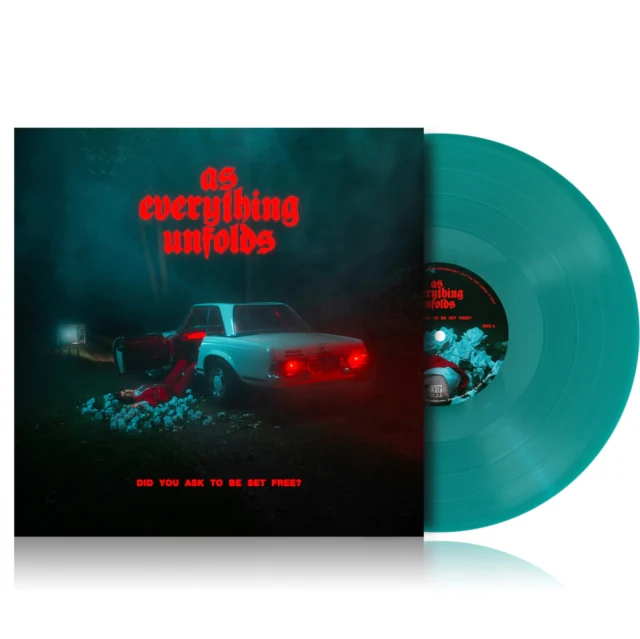 AS EVERYTHING UNFOLDS - DID YOU ASK TO BE SET FREE? (TRANSPARENT PETROL GREEN VINYL) (Vinyl LP)