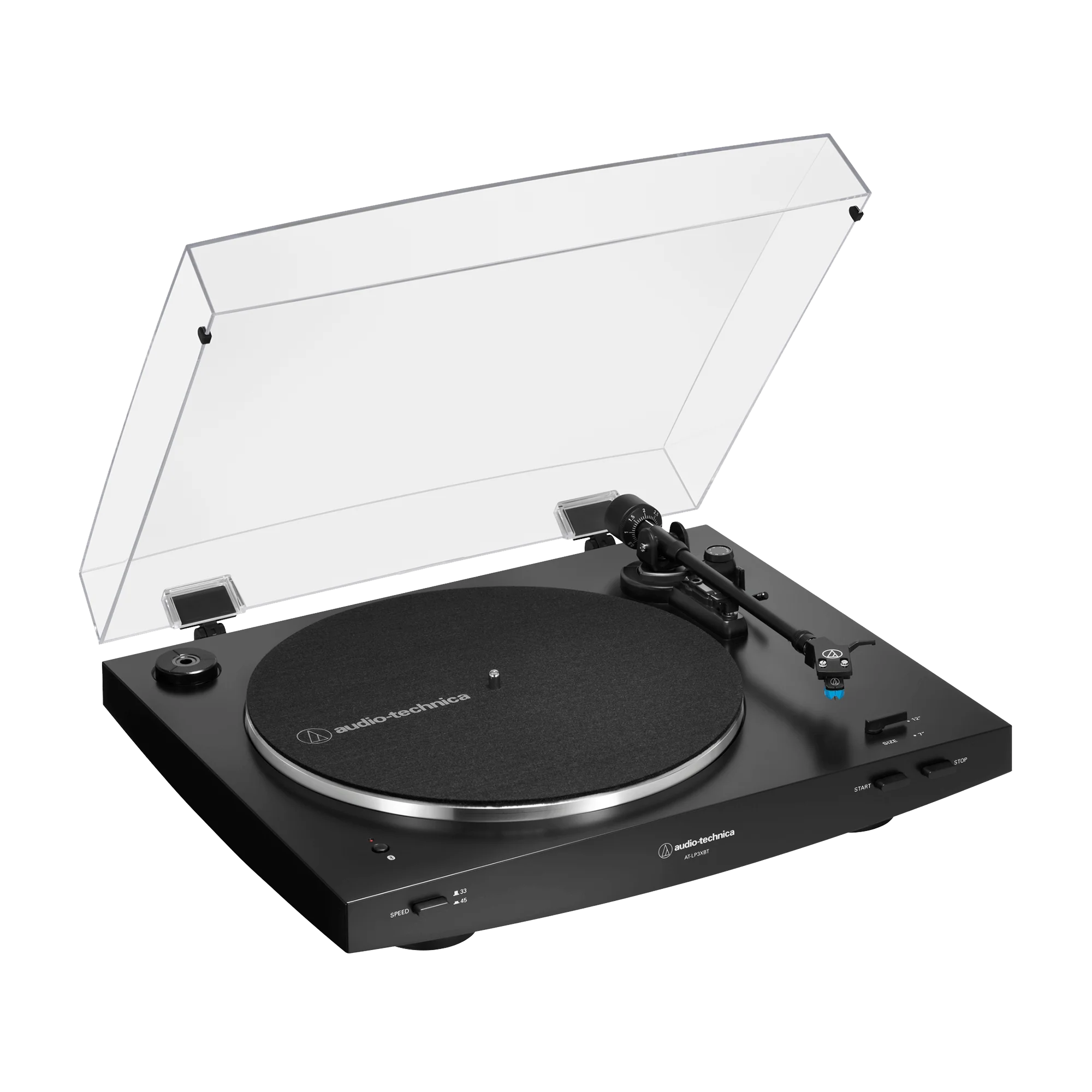Audio-Technica AT-LP3XBT Automatic Belt-Drive Turntable (Wireless & Analog) - Black (AT-LP3XBT-BK) - Image 5