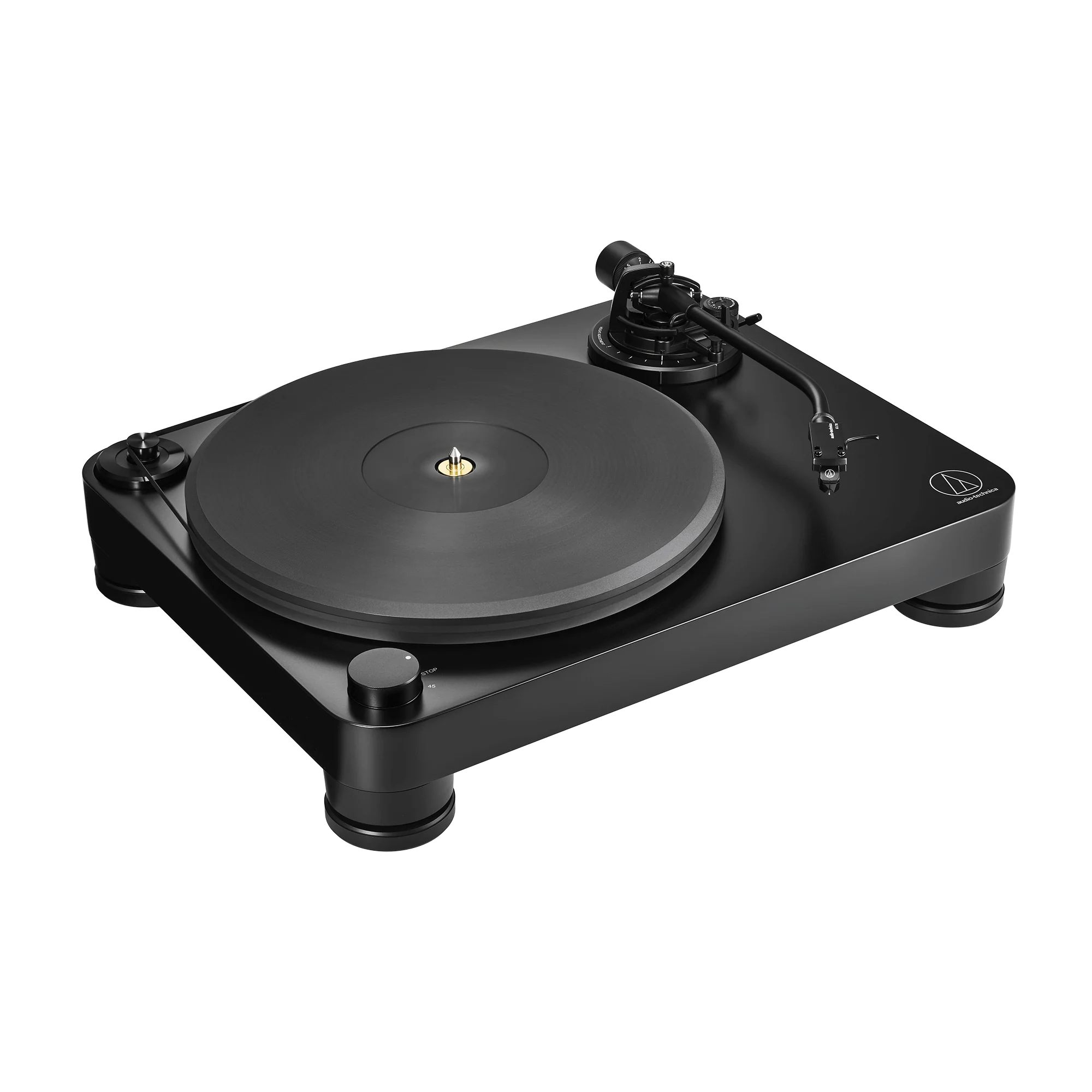 Audio-Technica AT-LP7X Fully Manual Belt-Drive Turntable, Black (AT-LP7X) - Image 2
