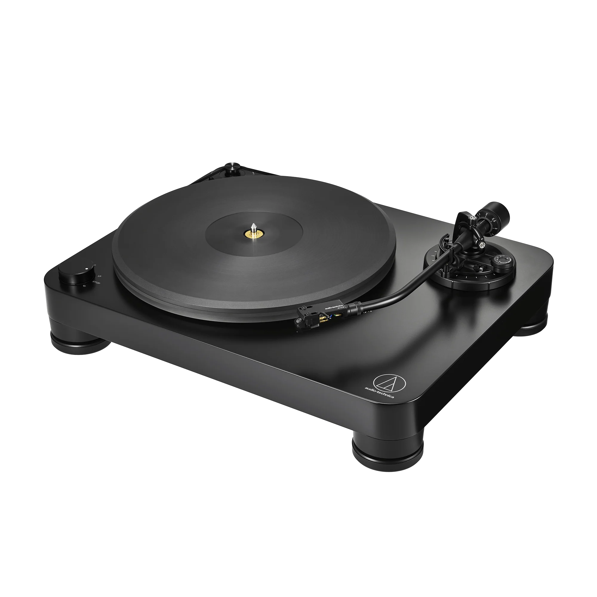 Audio-Technica AT-LP7X Fully Manual Belt-Drive Turntable, Black (AT-LP7X) - Image 3