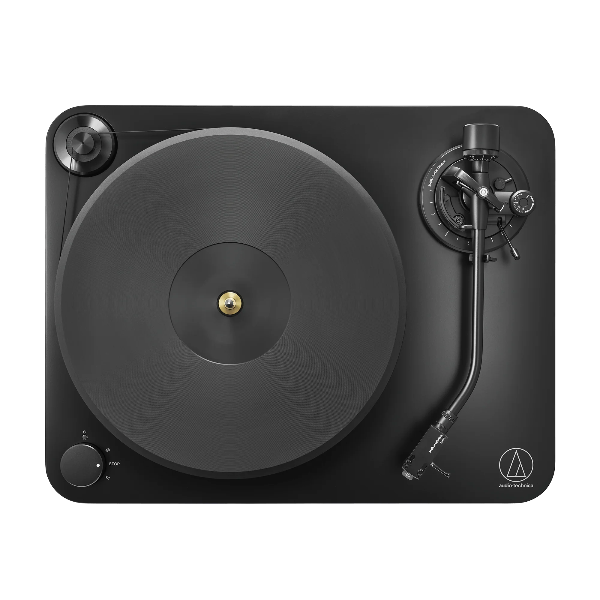 Audio-Technica AT-LP7X Fully Manual Belt-Drive Turntable, Black (AT-LP7X) - Image 4