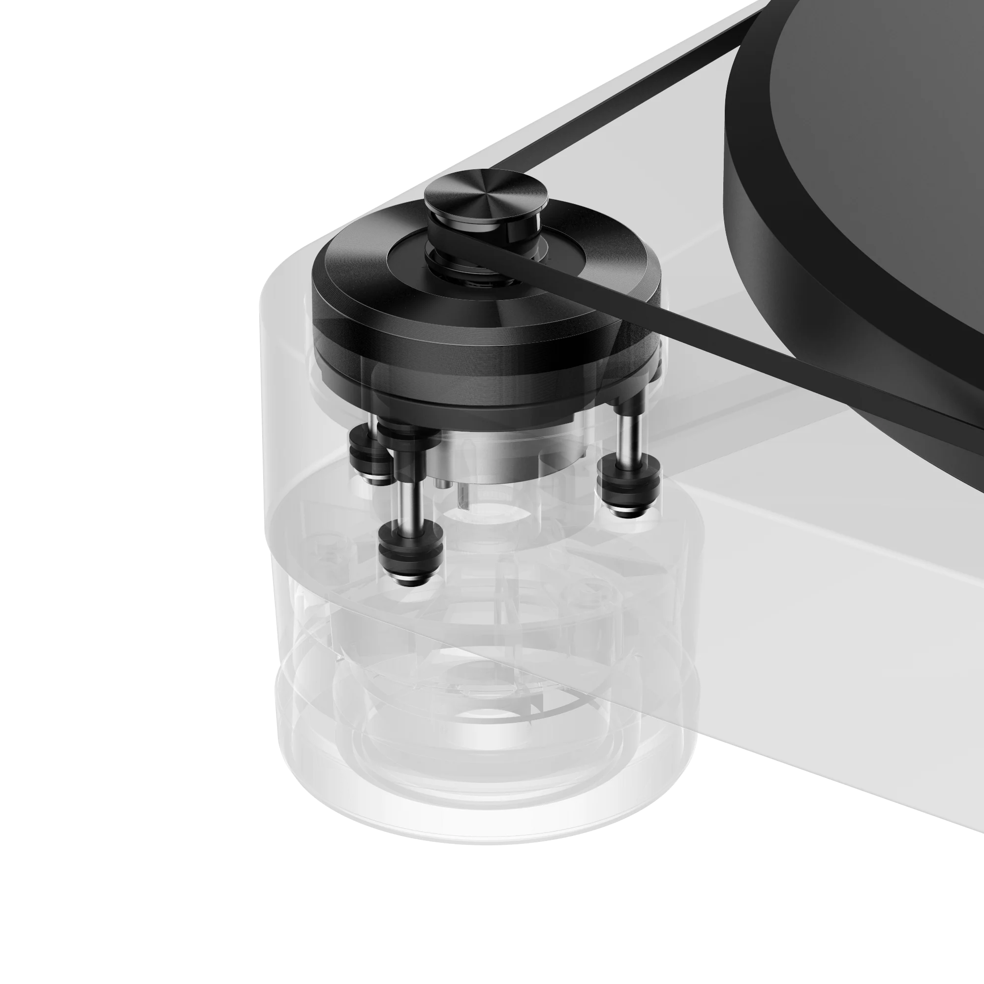 Audio-Technica AT-LP7X Fully Manual Belt-Drive Turntable, Black (AT-LP7X) - Image 6