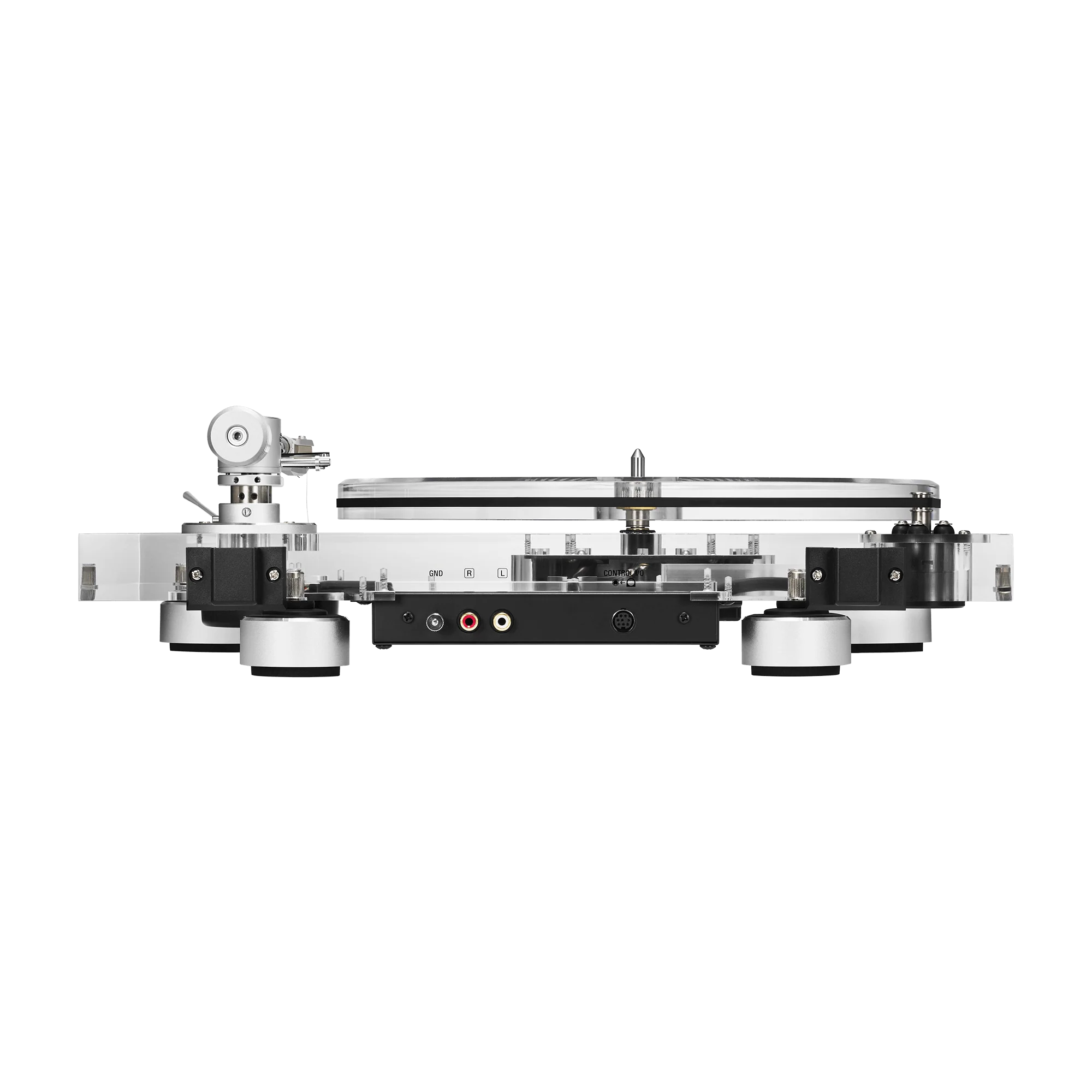 Audio-Technica AT-LPA2 Fully Manual Belt-Drive Turntable, Transparent Acrylic (AT-LPA2) - Image 4