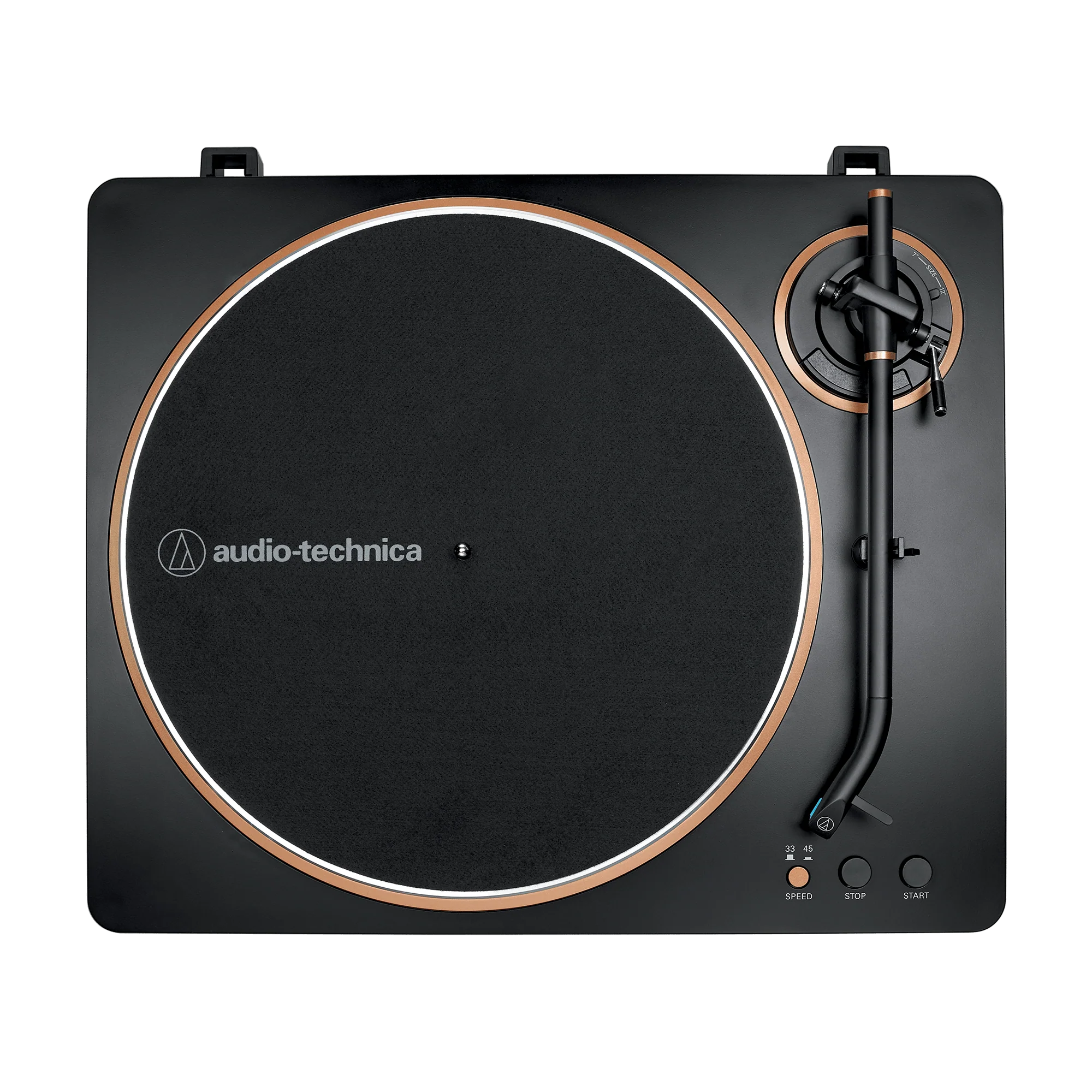 Audio-Technica Fully Automatic Belt-Drive Turntable AT-LP70X (Black/Bronze) - Image 3