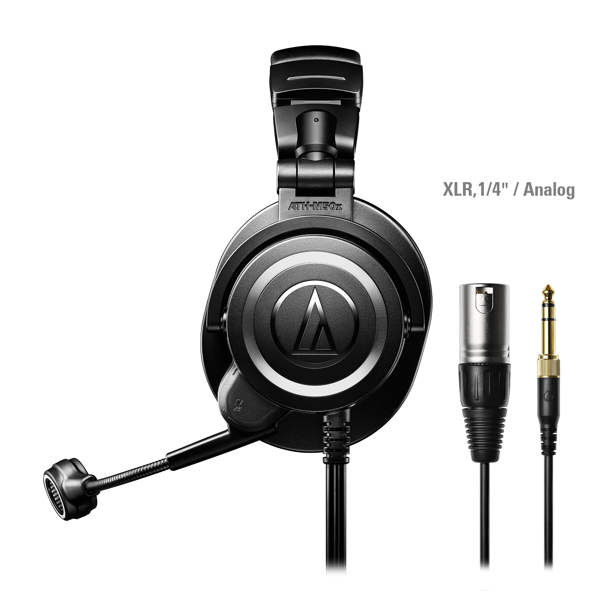 Audio-Technica Streaming Headset ATH-M50xSTS, Black (ATH-M50XSTS) - Image 6