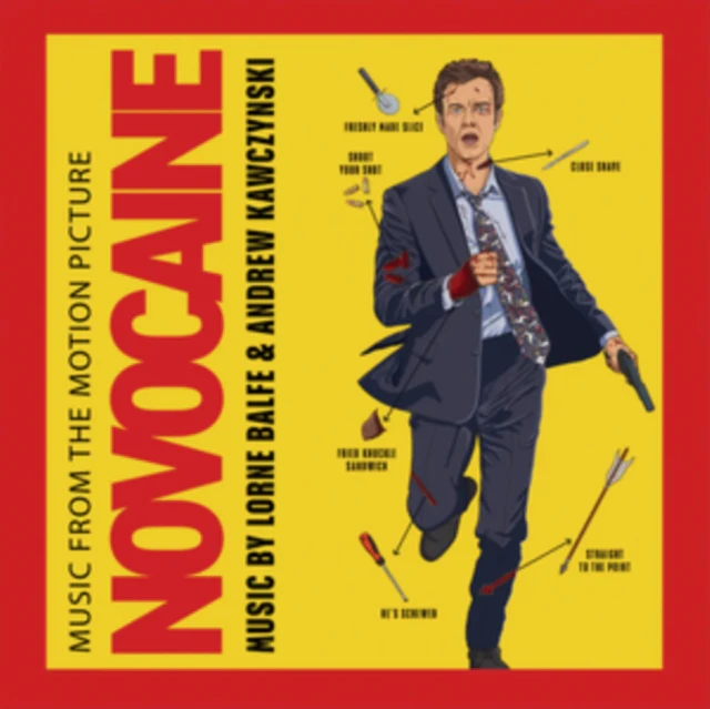 BAFLE,LORNE; ANDREW KAWCZYNSKI - NOVOCAINE OST (RED/YELLOW SPLIT VINYL) (Vinyl LP)