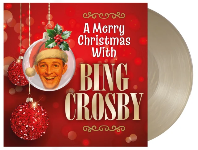 BING CROSBY - MERRY CHRISTMAS WITH (180G/CRYSTAL CLEAR & SOLID GOLD VINYL) (Vinyl LP)