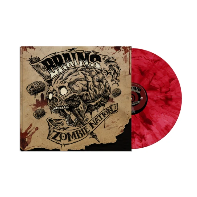 BRAINS - ZOMBIE NATION (RED MARBLE VINYL) (Vinyl LP)
