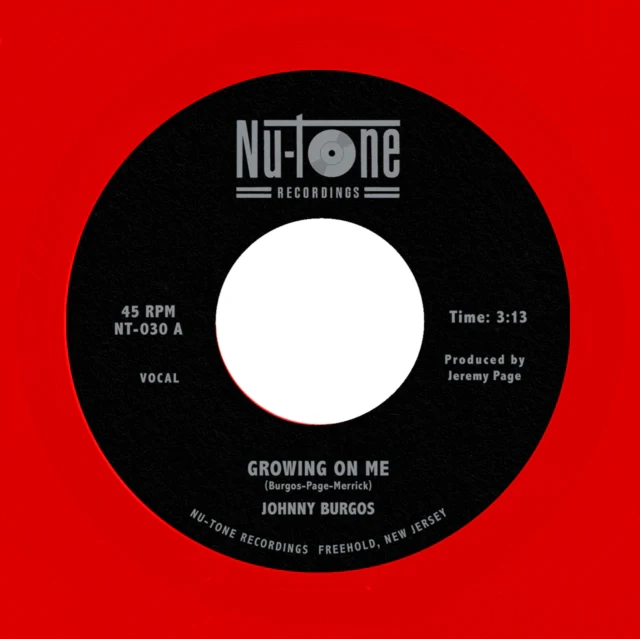 BURGOS,JOHNNY - GROWING ON ME/READY 45 (TRANSLUCENT RED VINYL) (Vinyl LP)