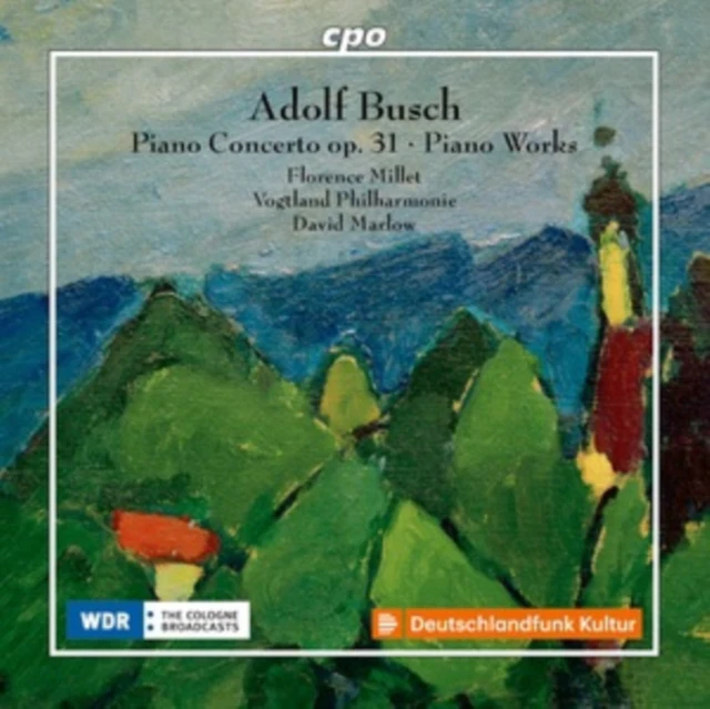 BUSCH / MILLET / VOGTLAND PHILHARMONIE - PIANO CONCERTO IN C MAJOR OP. 31 & OTHER PIANO (Music CD)