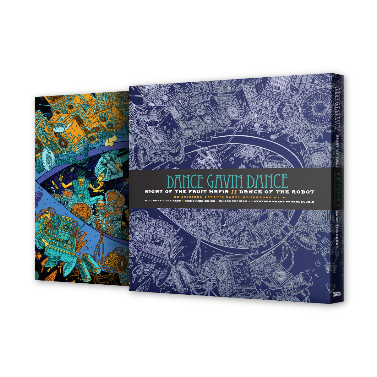 Dance Gavin Dance: Night of the Fruit Mafia // Dance of the Robot - Graphic Novel (Signed Platinum Edition) - Image 2