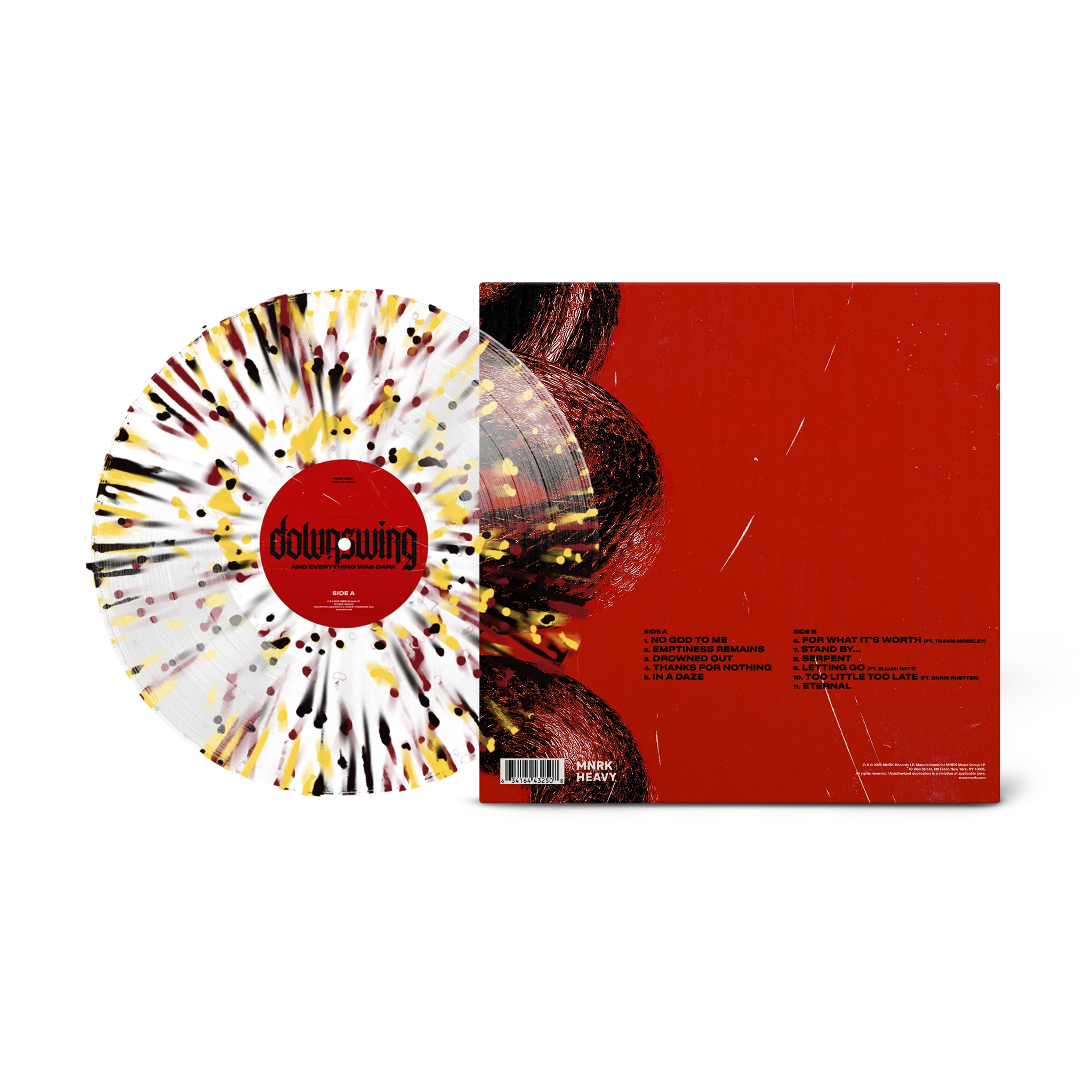 Downswing - And Everything Was Dark 3 Color Splatter Vinyl - Image 3