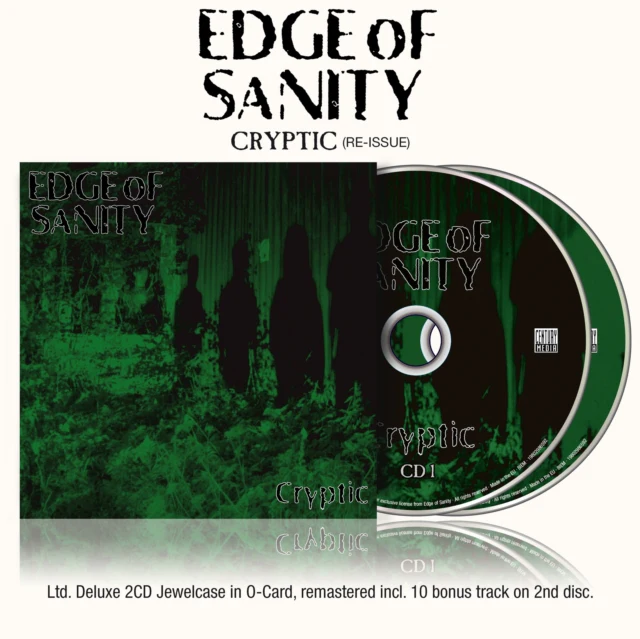 EDGE OF SANITY - CRYPTIC (RE-ISSUE) (LTD. DELUXE/2CD) (Music CD)