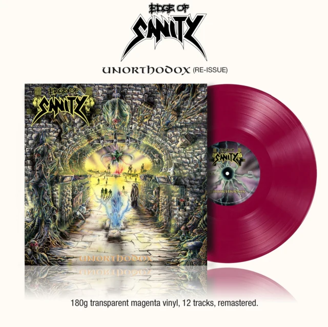 EDGE OF SANITY - UNORTHODOX (RE-ISSUE) (TRANSPARENT MAGENTA VINYL) (Vinyl LP)