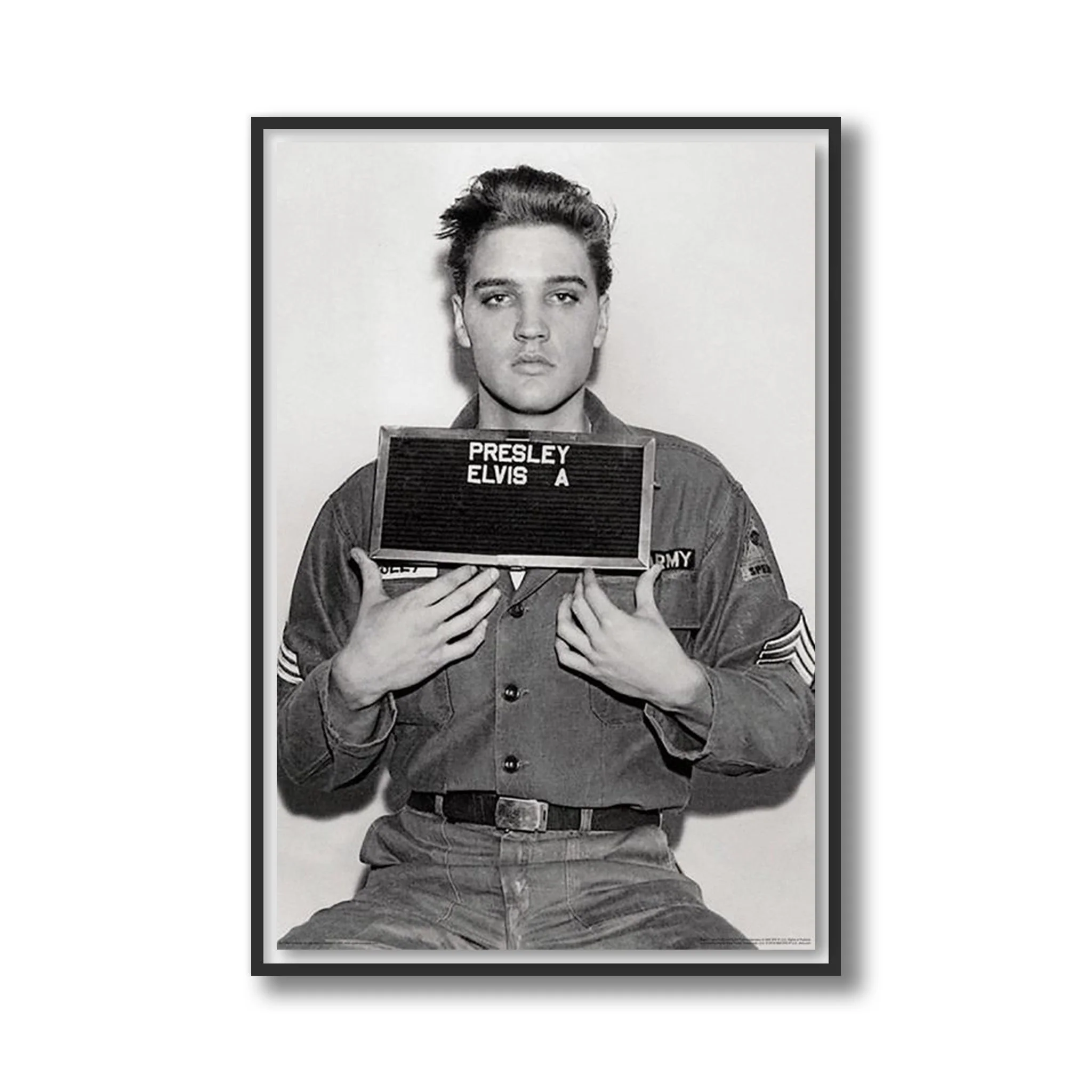 Elvis Presley Military Enlistment Photo - Image 3