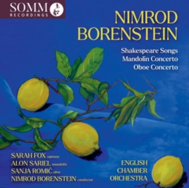 ENGLISH CHAMBER ORCHESTRA - NIMROD BORENSTEIN: SHAKESPEARE SONGS/MANDOLIN CONCERTO/OBOE CONCE (Music CD)
