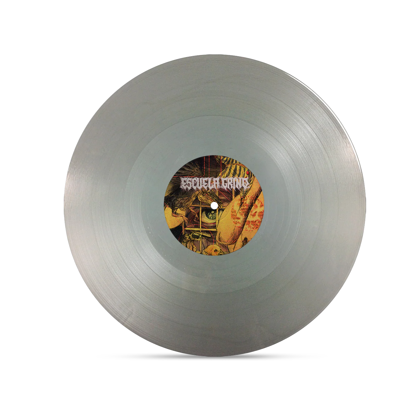Escuela Grind - Dreams On Algorithms Metallic Silver Vinyl LP - Image 2