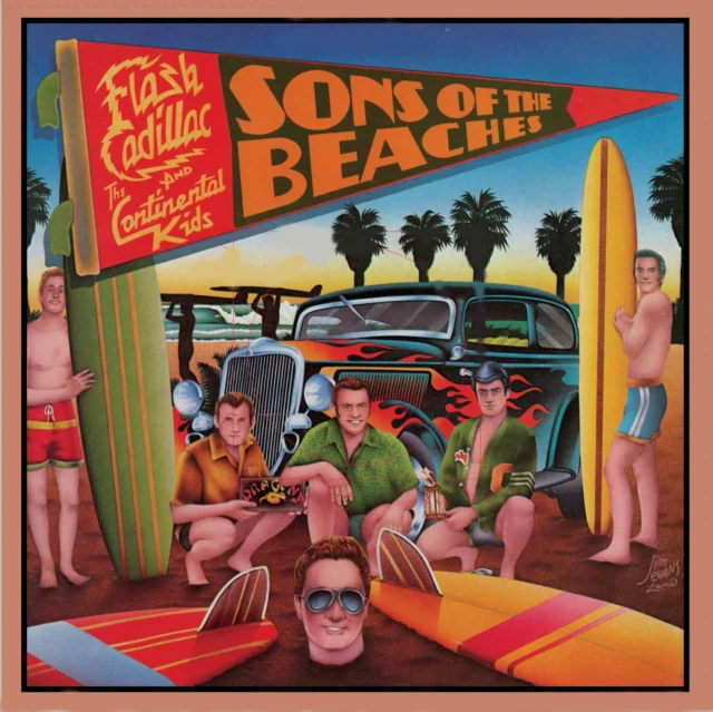 FLASH CADILLAC & THE CONTINENTAL KIDS - SONS OF THE BEACHES (CORAL VINYL/DELUXE EDITION) (Vinyl LP)