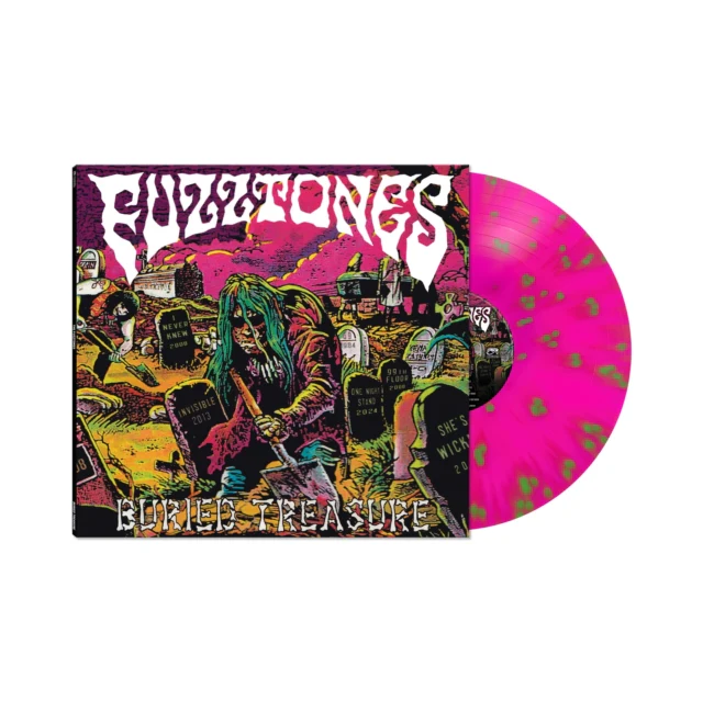 FUZZTONES - BURIED TREASURE (GREEN & PINK SPLATTER VINYL) (Vinyl LP)
