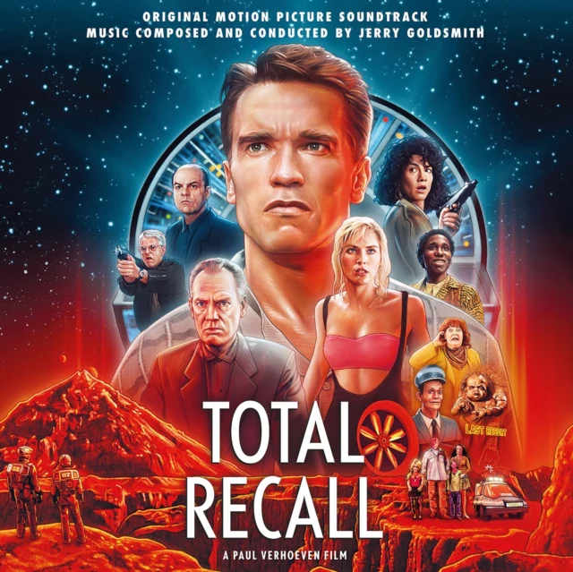 GOLDSMITH,JERRY - TOTAL RECALL (2LP/TRANSPARENT RED VINYL) (Vinyl LP)