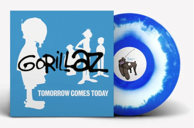 GORILLAZ - TOMORROW COMES TODAY EP (WHITE & BLUE COLOR IN COLOR VINYL) (Vinyl LP)