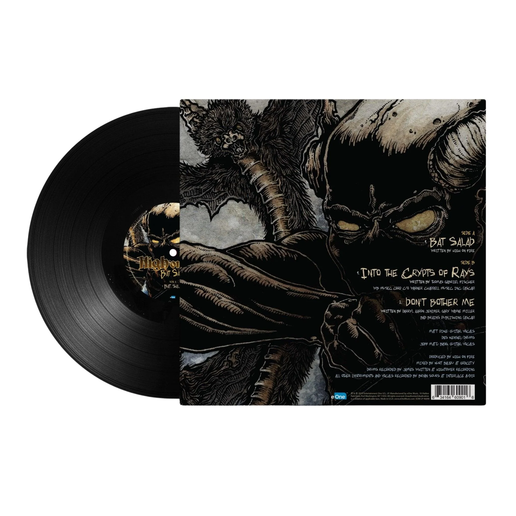 High On Fire - Bat Salad Black Vinyl - Image 2