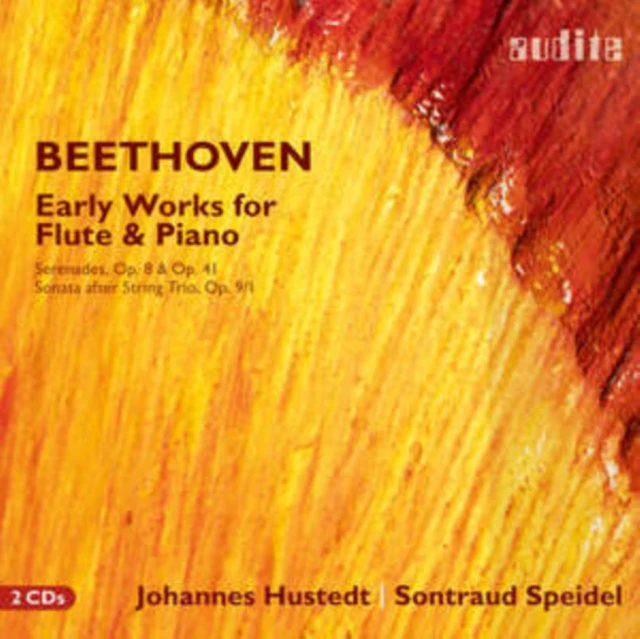 HUSTEDT,JOHANNES & SONTRAUD SPEIDEL - LUDWIG VAN BEETHOVEN: EARLY WORKS FOR FLUTE & PIANO (2CD) (Music CD)