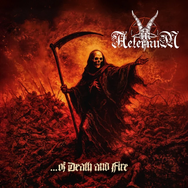 IN AETERNUM - ...OF DEATH AND FIRE (TRANSPARENT RED VINYL) (Vinyl LP)