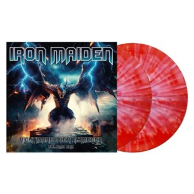 IRON MAIDEN - NIGHTMARE OVER NIJMEGEN VOL.1 (RED W/ WHITE SPLATTER VINYL/2LP) (Vinyl LP)