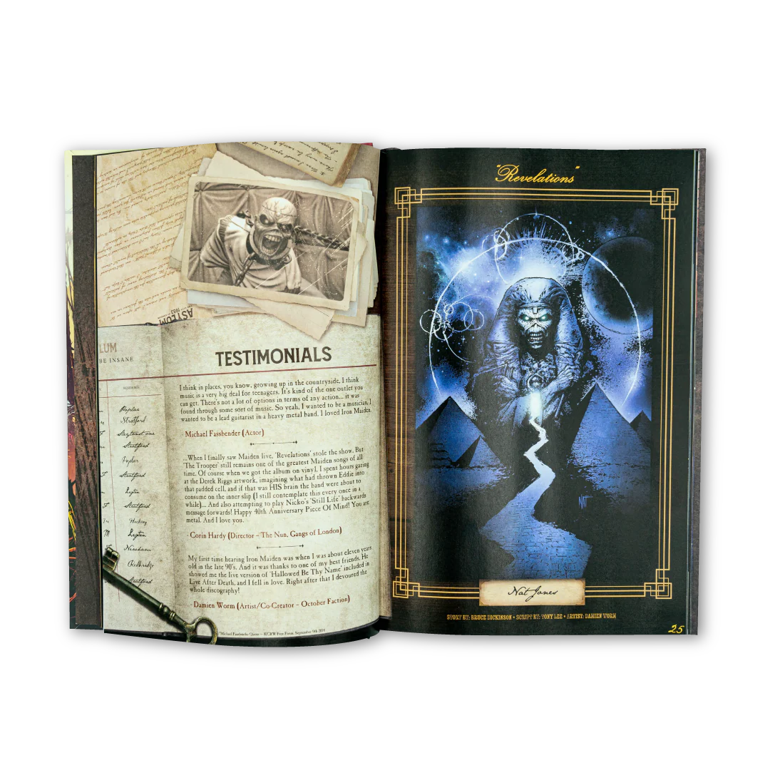 Iron Maiden: Piece Of Mind - 'The Trooper I' Limited Edition Hardcover (Signed by Martin Simmons) - Image 3