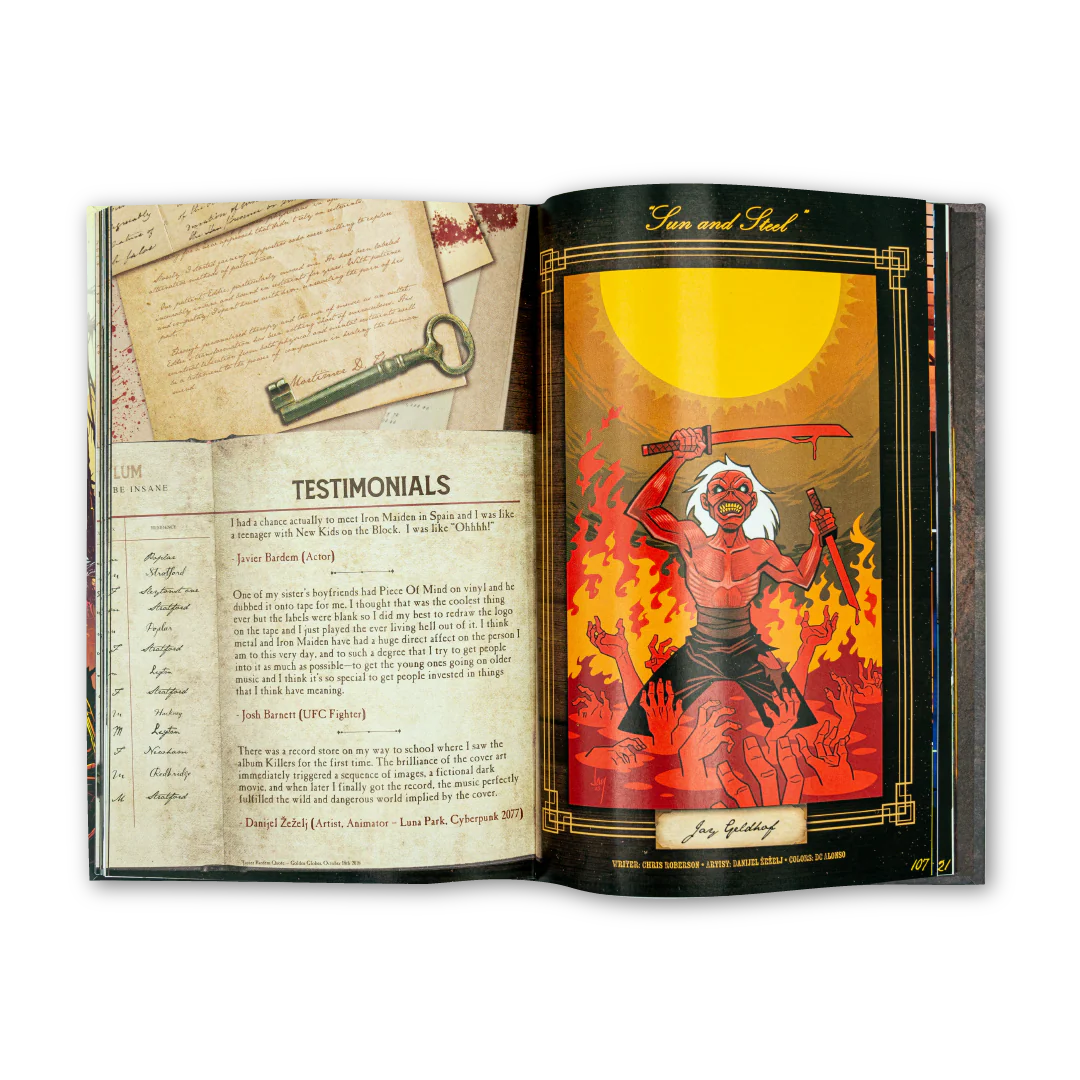 Iron Maiden: Piece Of Mind - 'The Trooper I' Limited Edition Hardcover (Signed by Martin Simmons) - Image 4