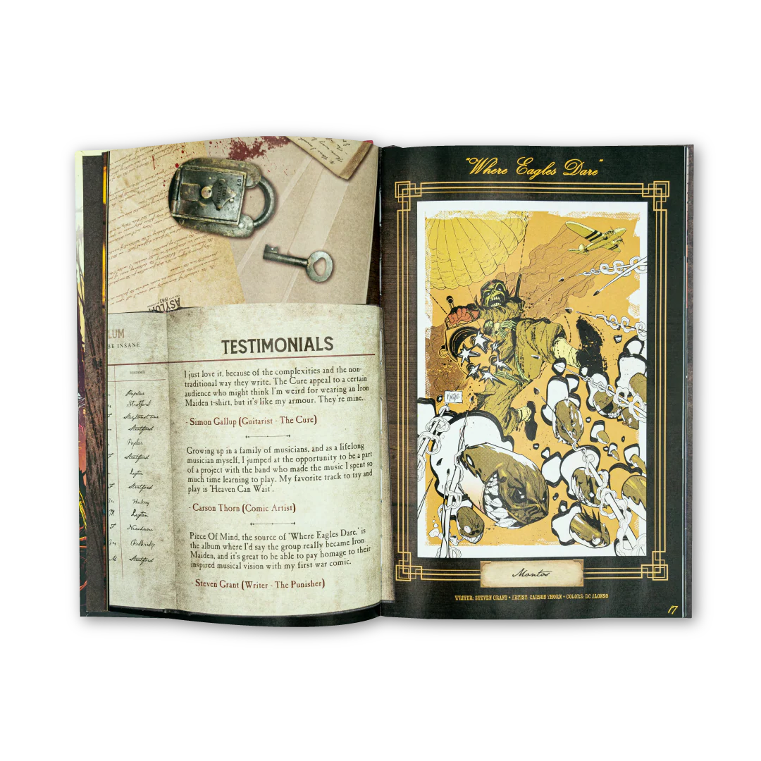 Iron Maiden: Piece Of Mind - 'The Trooper I' Limited Edition Hardcover (Signed by Martin Simmons) - Image 5