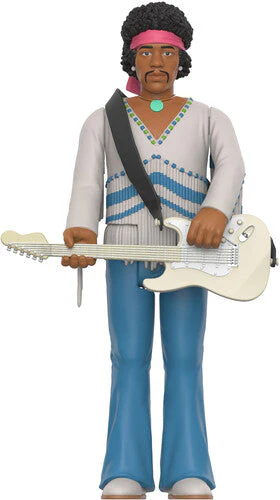 Jimi Hendrix - Super7 - Jimi Hendrix - Reaction Figures - Jimi Hendrix (Festival) (Collectible, Action Figure, Figure) [Action Figure] - Image 2