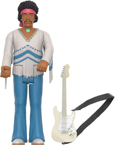 Jimi Hendrix - Super7 - Jimi Hendrix - Reaction Figures - Jimi Hendrix (Festival) (Collectible, Action Figure, Figure) [Action Figure] - Image 4