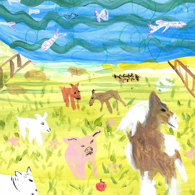 LOTS OF HANDS - INTO A PRETTY ROOM (HAZY GREEN BETWEEN CLEAR VINYL) (Vinyl LP)