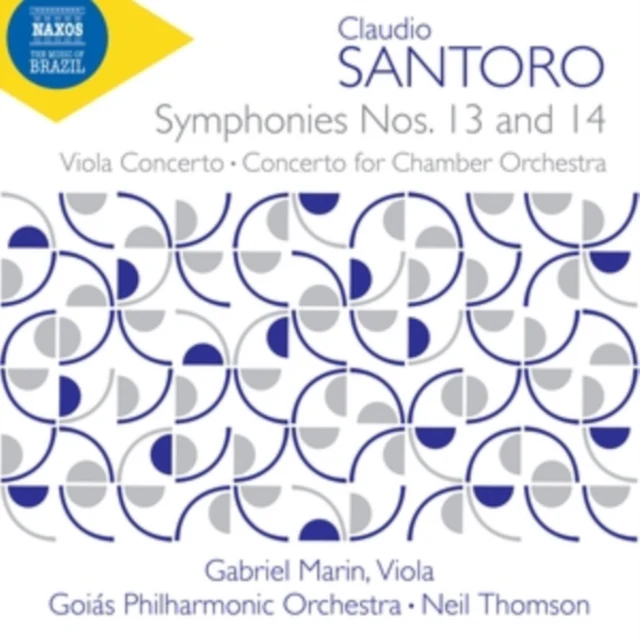 MARIN,GABRIEL - SANTORO: SYM NO. 13: SYM NO. 14: VIOLA CON: CON (Music CD)