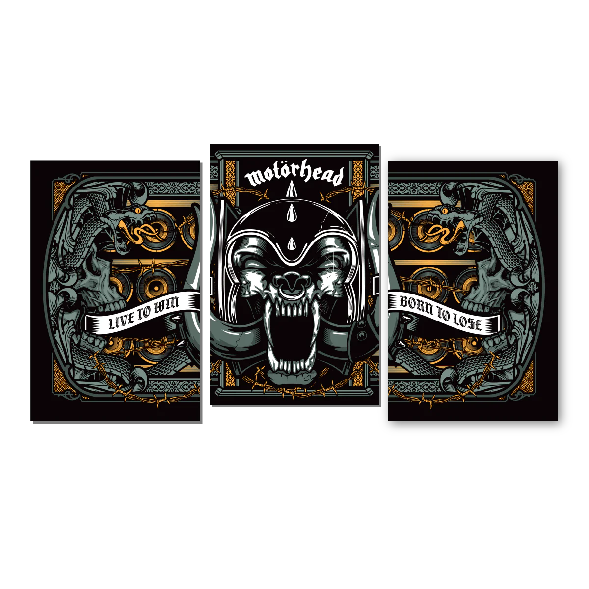 NO REMORSE: THE ILLUSTRATED TRUE STORIES OF LEMMY KILMISTER AND MOTÖRHEAD - DELUXE EDITION - Image 3