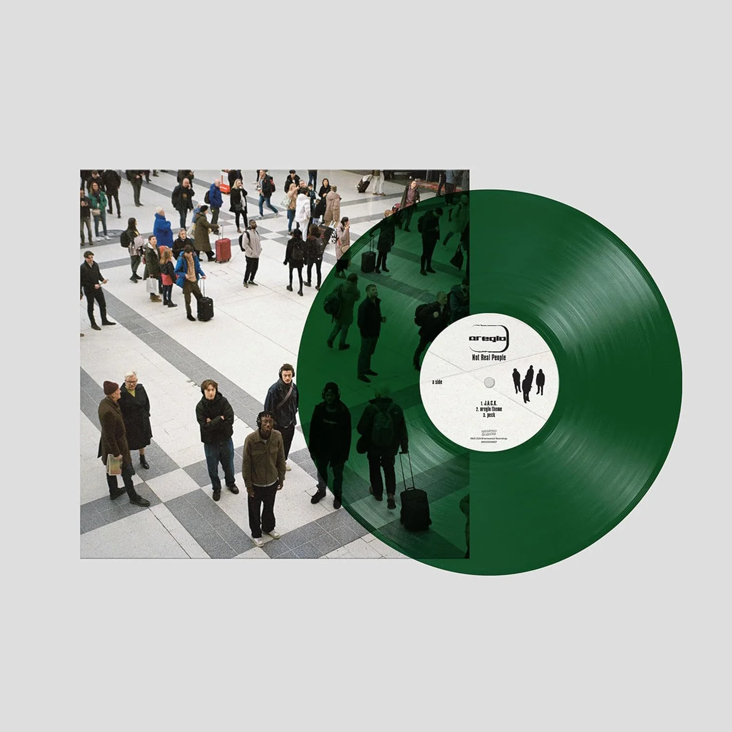 OREGLO - NOT REAL PEOPLE (LIMITED EDITION/GREEN TRANSPARENT VINYL LP)