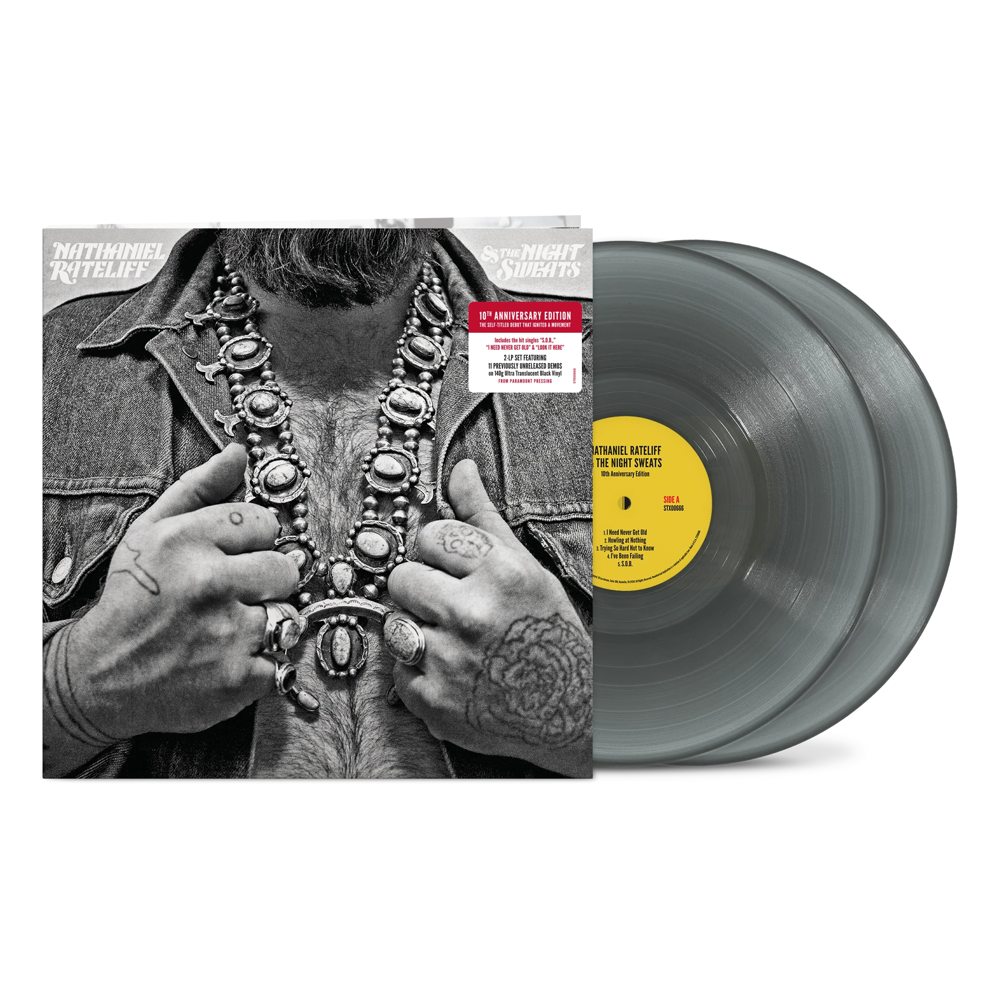 RATELIFF,NATHANIEL & THE NIGHT SWEATS - NATHANIEL RATELIFF & THE NIGHT SWEATS (2LP/ULTRA VINYL/TRANSLUCENT) (Vinyl LP)