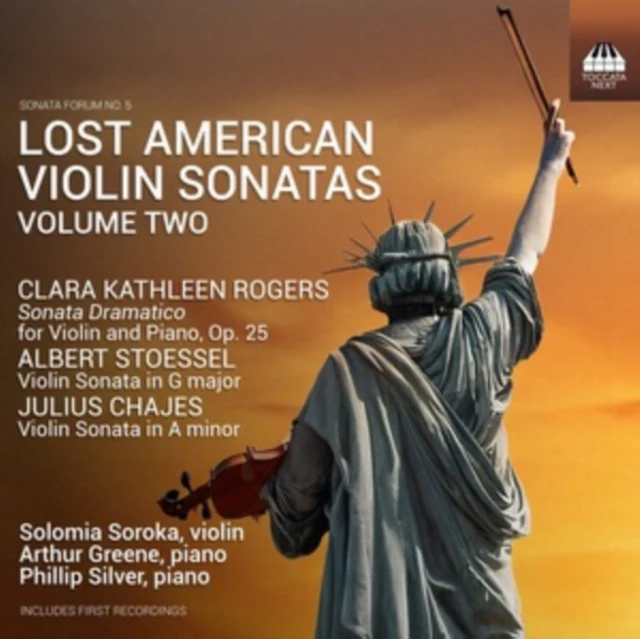 SOROKA,SOLOMIA & PHILLIP SILVER & ARTHUR GREENE - LOST AMERICAN VIOLIN SONATAS & VOL. 2 (Music CD)