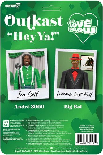 Super7 - OutKast - ReAction Figures Wv4 - Hey Ya! 2-Pack (Action Figure, Collectible) [Action Figure] - Image 3