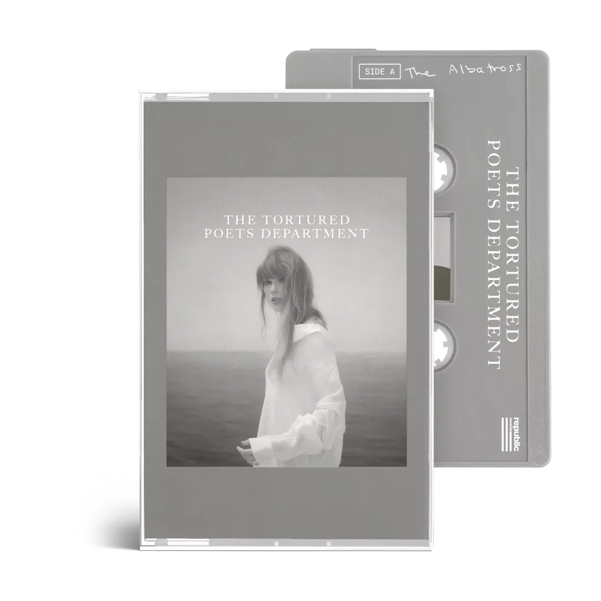 THE TORTURED POETS DEPARTMENT (THE ALBATROSS COVER) (GRAY JEWEL CASE) (CASSETTE) [Cassette]