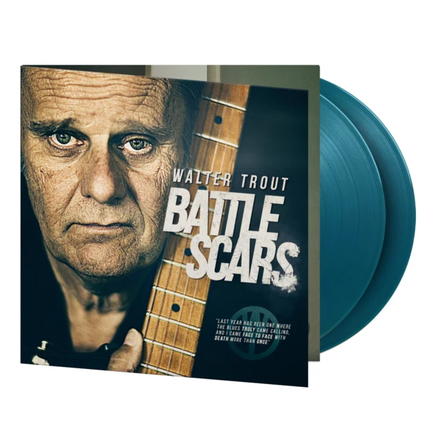TROUT,WALTER - BATTLE SCARS (2LP/BLUE VINYL) (Vinyl LP)