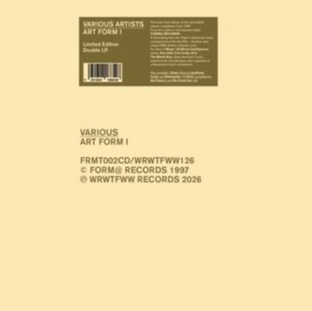 VARIOUS ARTISTS - ART FORM 1 (2LP) (Vinyl LP)