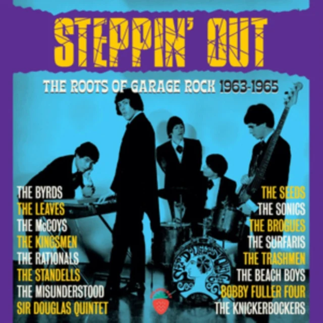VARIOUS ARTISTS - STEPPIN OUT - THE ROOTS OF GARAGE ROCK 1963-1965- CLAMSHELL BOX ( (Music CD)
