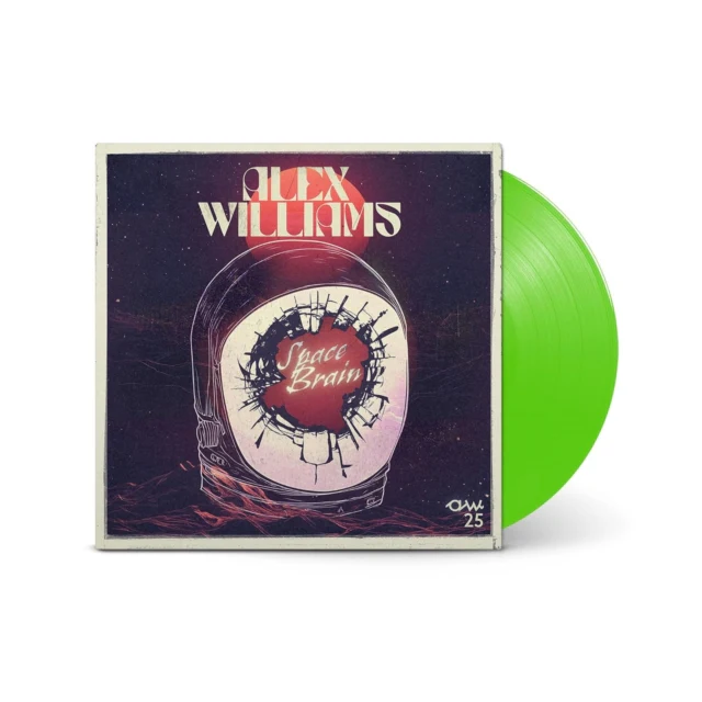 WILLIAMS,ALEX - SPACE BRAIN (FLUORESCENT NEON GREEN VINYL) (Vinyl LP)